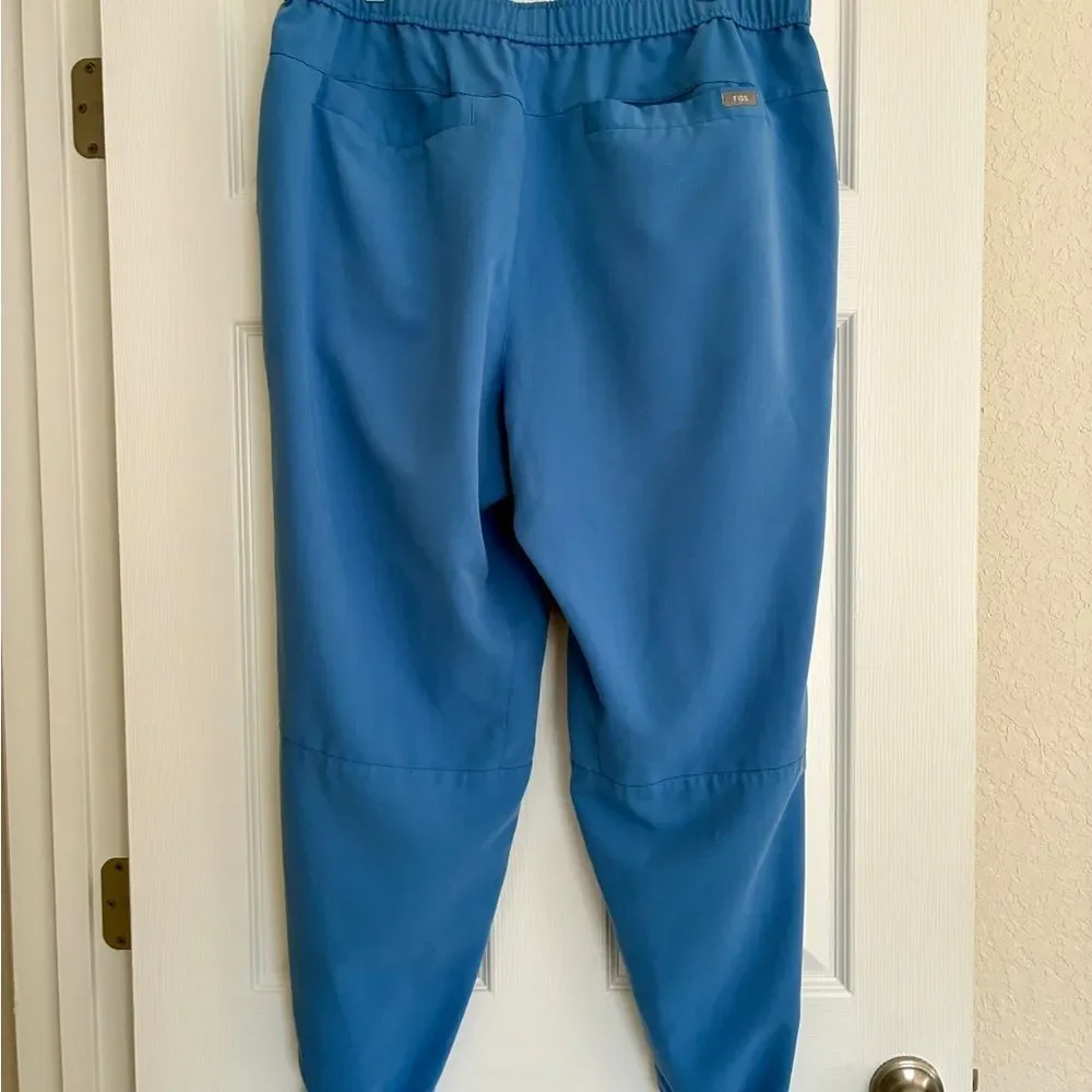 FIGS Tansen Jogger Scrub Pants Men’s Size XXL Blue Medical Workwear Nurse Scrubs